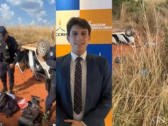 Caio Gonçalves, morre após carro capotar na BR-158 em MT